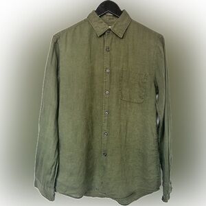 Uniqlo - Small Green Button Up